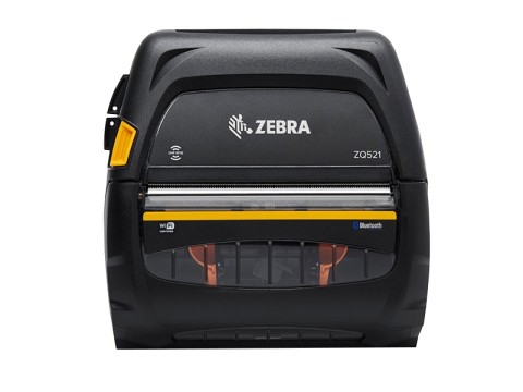 ZQ521 - Mobiler Etikettendrucker, thermodirekt, 203dpi, Druckbreite 104mm, Bluetooth. WLAN, linerless