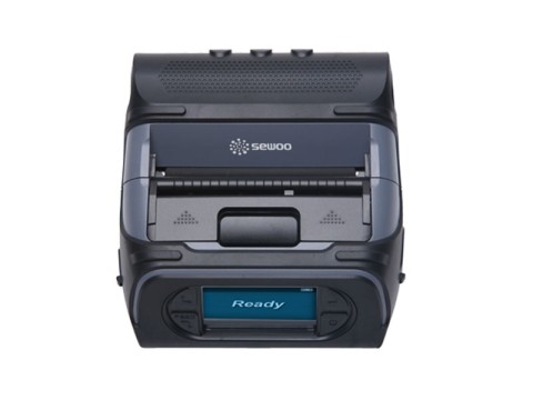 LK-P43II - Mobiler Thermo-Bon-/Etikettendrucker, 112mm Papierbreite, USB + RS232 + WLAN (b/g/n), Etikettenspender