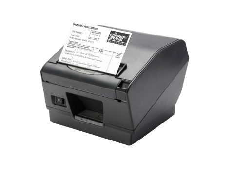 TSP847II - Bon-Thermo-/Etikettendrucker mit Abschneider, 112mm, RS232, schwarz