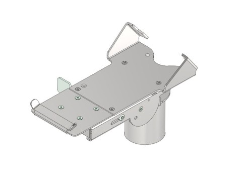 Adapter Zahlungsterminal - Durchmesser 40mm, anthrazit für Ingenico Desk/3500 und Desk/3200