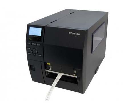B-EX4T3-HS12-QM-R - Etikettendrucker, Thermotransfer, 600dpi, Druckkopf Flat Head, USB + RS232 + Ethernet, Materialführung mittig