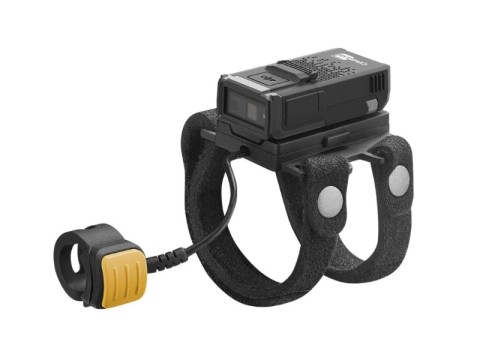 WR30 - Tragbarer Ringscanner, 2D-Imager (SE4770), Bluetooth 5.3, Standard Reichweite, KIT mit Handrücken-Befestigung, schwarz