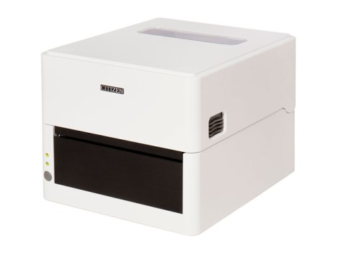 CL-E300 - Etikettendrucker, thermodirekt, 203dpi, USB + RS232 + LAN, weiss