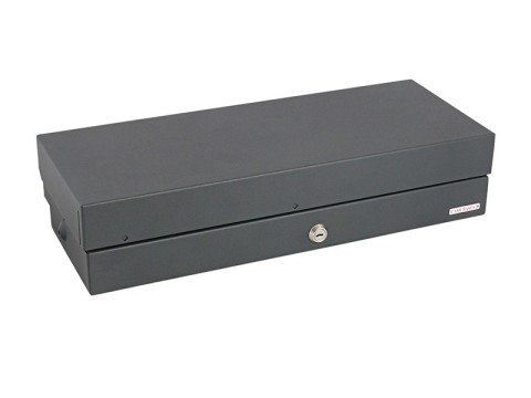 Kassenlade CostPlus Flip Lid Modular 460(MOD02) - lackiert, schwarz, 8 Münz- und 4 Notenfächer + 1 Ablagefach
