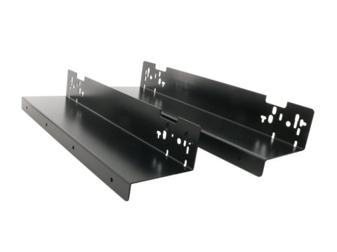 Unterbauvorrichtung / Untertischhalterung / Metall-Unterbauwinkel, schwarz für AC-3000, AC-3330, AC-3540 Kassenlade