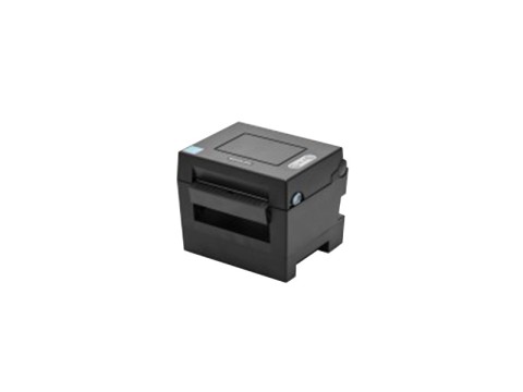 SLP-DL410 - Etikettendrucker für Leporello-Papier, thermodirekt, 203dpi, USB + Ethernet, Peeler, dunkelgrau