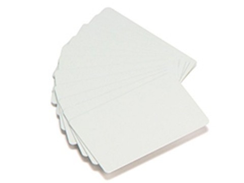 Plastikkarte - 10mil, 0.25mm (blanko), weiss ++Abgabe nur als VPE 100ter Pack++