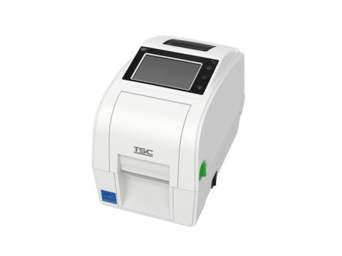 TH320THC - Etikettendrucker für das Gesundheitswesen, thermotransfer, 300dpi, USB + RS232 + Ethernet, 3.5"-LCD-Farb-Touchscreen, schwarz