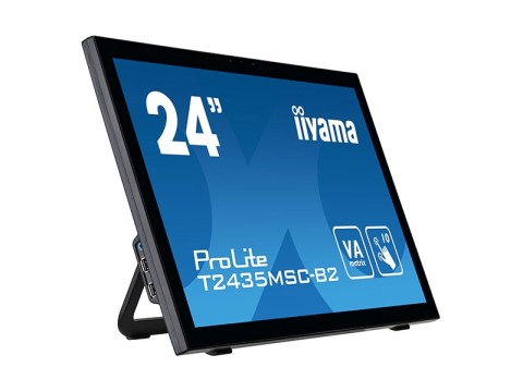 ProLite T2435MSC-B2 - 23.6" Touchmonitor, kapazitiv, 10 Punkte Multitouch, USB, Full HD, Webcam, schwarz