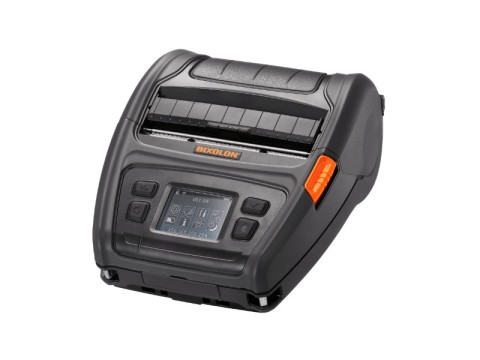 XM7-40 - Mobiler Etikettendrucker, 112mm, USB + RS232 + Bluetooth (iOS) + WLAN, schwarz