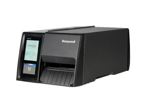 PM45C - Etikettendrucker, thermotransfer, Touch Display, Long Door, 600dpi, USB + RS232 + Ethernet, schwarz
