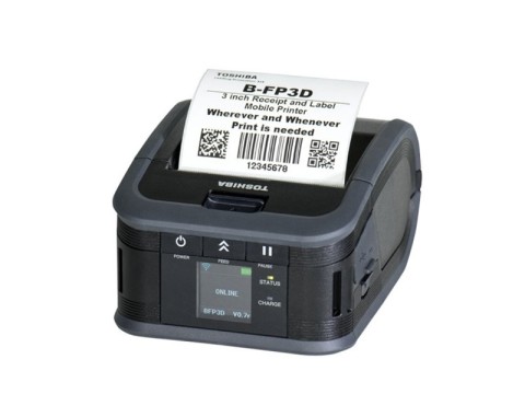 B-FP3D-GH40 Plus - Mobiler Thermodrucker, 80mm, Etikettendruck mit Spender, USB, WLAN