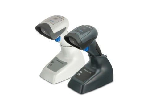 Quickscan Mobile 2430 - Kabelloser 2D-Imager, 433MHz, USB + RS232 + PS2, weiss