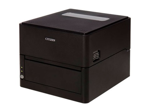 CL-E300 - Etikettendrucker mit Abschneider, thermodirekt, 203dpi, USB + RS232 + LAN, schwarz