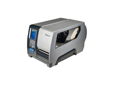 PM43 - Thermotransfer Etikettendrucker mit 406 dpi, Touch, Hanger, Ethernet, RS-232, USB inkl. EU-Netzkabel