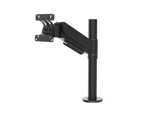 Monitorhalterung VESA 75/100 (ARC-Design) an einem höhenverstellbarem Arm, Medium 5 - 7.5kg, schwarz