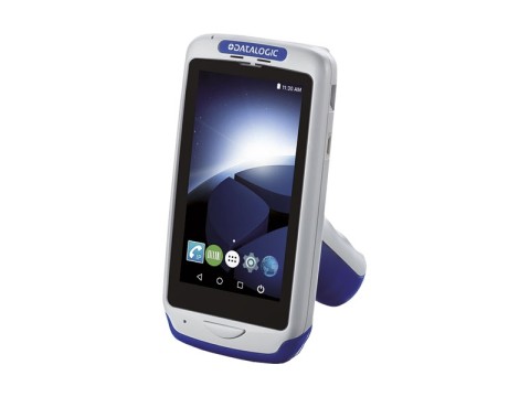 Joya Touch A6 Pistolengriff - Mobiler Computer mit weißem 2D-Imager, Android 7.1 Nougat, grau-blau